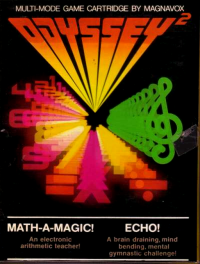 Math-a-Magic!/Echo! Magnavox Odyssey 2  box art